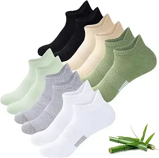 Niorasen Women's Bamboo Ankle Socks 6 Pairs
