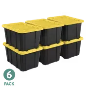 Sterilite Large Storage Bin 6 Pack
