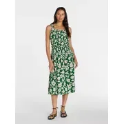 Women's Sleeveless Smocked Midi Dress