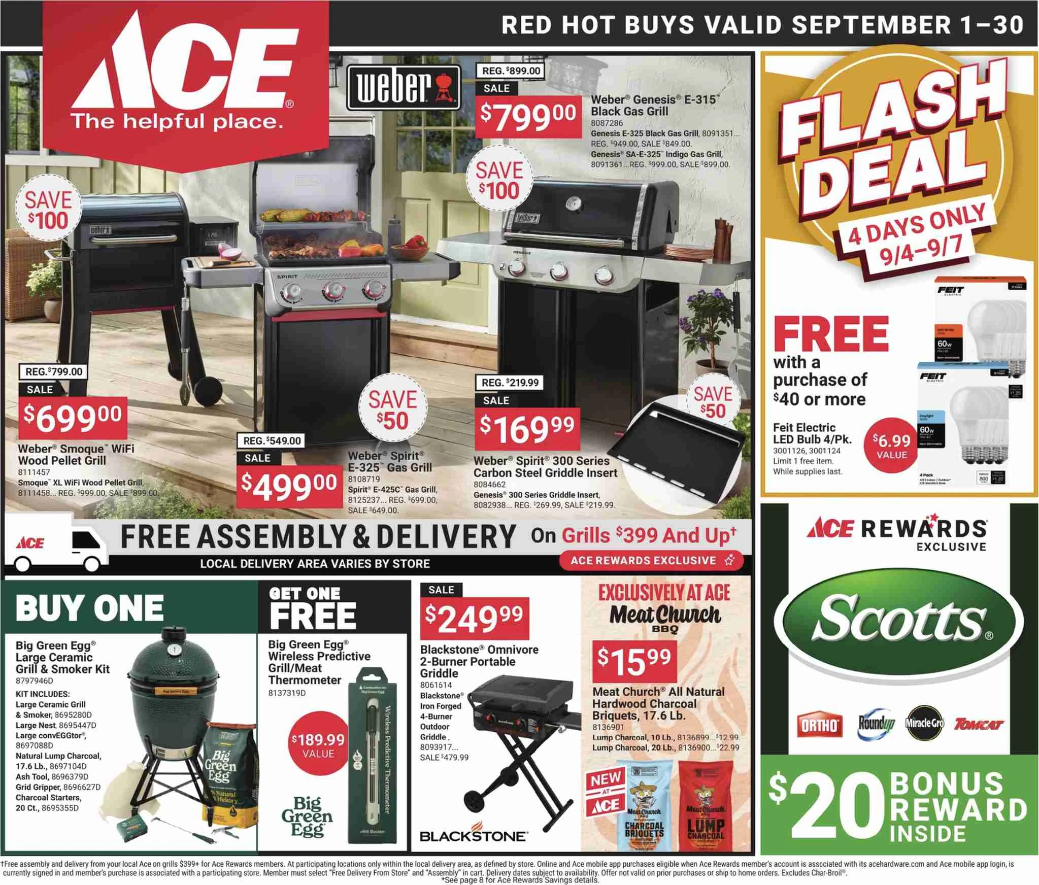 Ace Hardware weekly ad cover