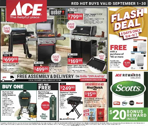 Ace Hardware weekly ad cover