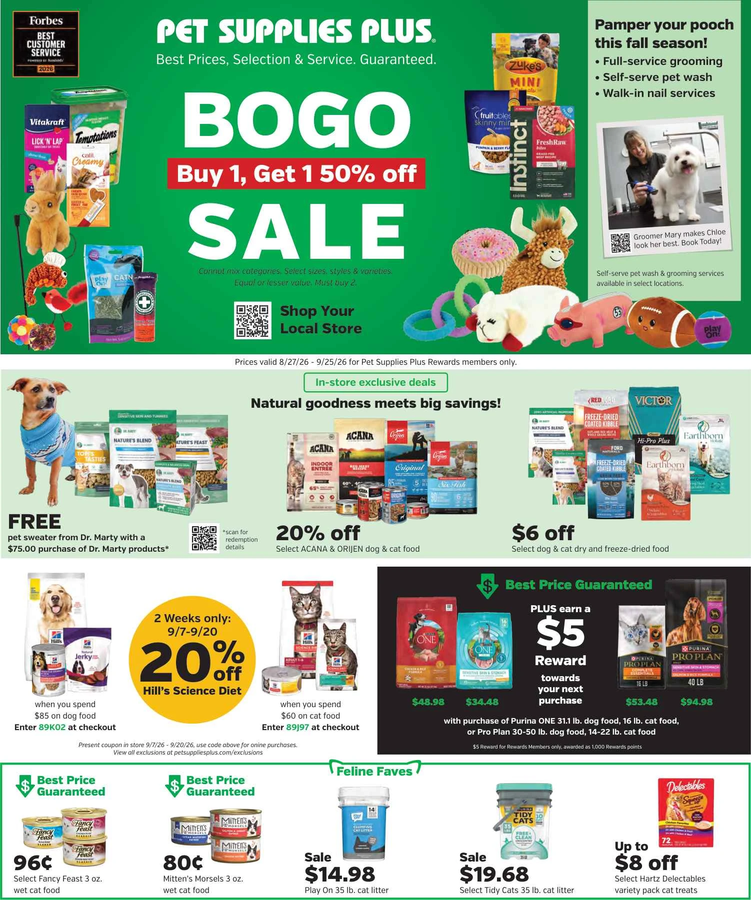 Pet Supplies Plus weekly ad cover