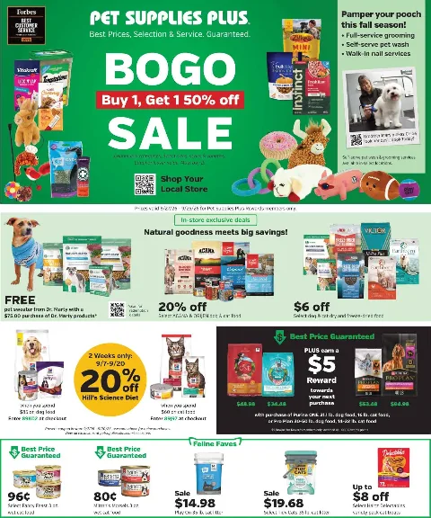 Pet Supplies Plus weekly ad cover